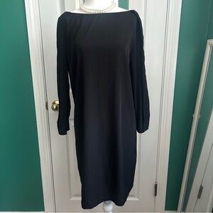 Banana Republic Black Long Sleeve Dress Size 8 NWT